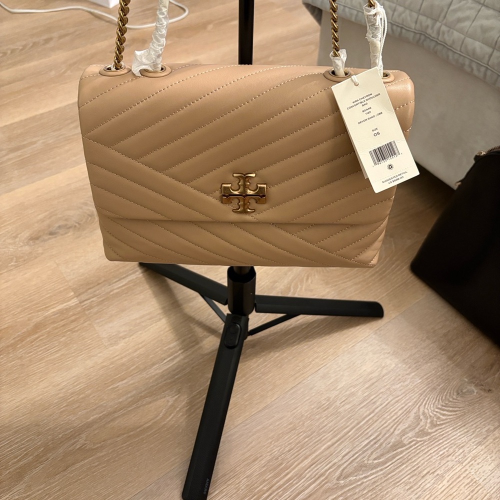 NEW Tory Burch Kira Chevron Devon Shoulder/Crossbody Bag